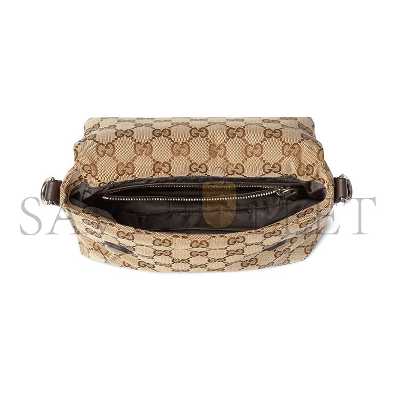 GUCCI GG CANVAS SMALL CROSSBODY BAG 821617 (19*15*7cm) GUCCI GG CANVAS SMALL CROSSBODY BAG 821617 (19*15*7cm)